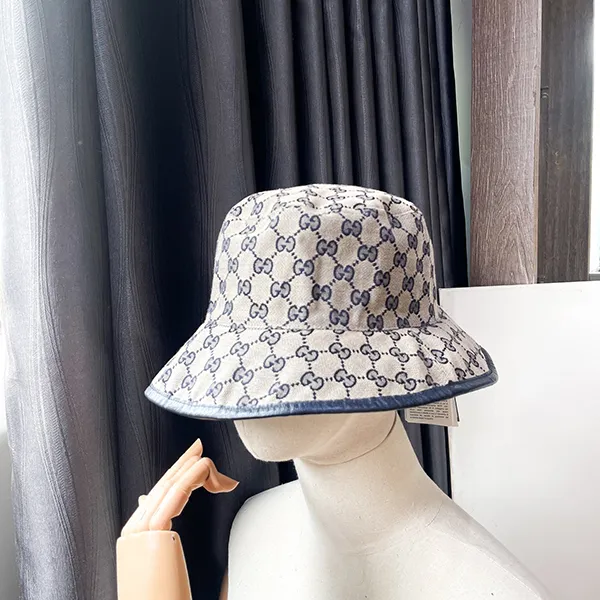 Mũ Gucci Hat M Bob Double Bace 700851 4HAOU 4068 Màu Xanh Navy Size S - Mũ nón - Vua Hàng Hiệu