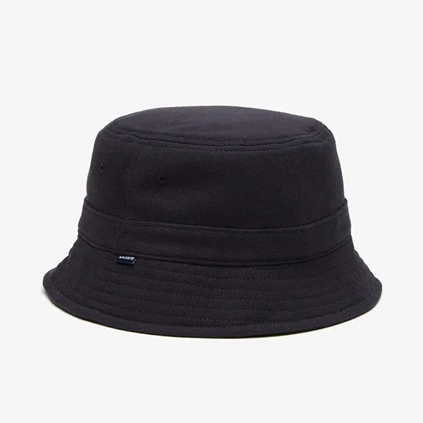 Mũ Unisex Lacoste Organic Cotton Bucket Hat RK2056 HDE Màu Xanh Đen