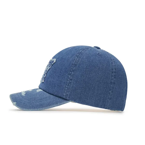 Mũ MLB Basic Coopers Denim 5PANEL Unstructured Ball Cap New York Yankees 3ACPDS24N-50BLL Màu Xanh Blue - Mũ nón - Vua Hàng Hiệu