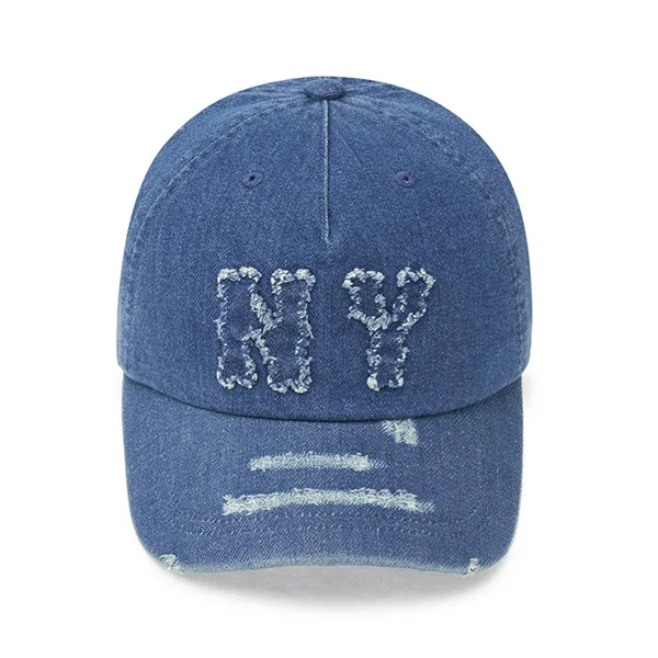 Mũ MLB Basic Coopers Denim 5PANEL Unstructured Ball Cap New York Yankees 3ACPDS24N-50BLL Màu Xanh Blue - Mũ nón - Vua Hàng Hiệu