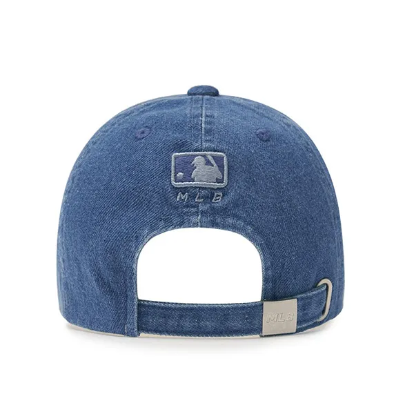 Mũ MLB Basic Coopers Denim 5PANEL Unstructured Ball Cap New York Yankees 3ACPDS24N-50BLL Màu Xanh Blue - Mũ nón - Vua Hàng Hiệu