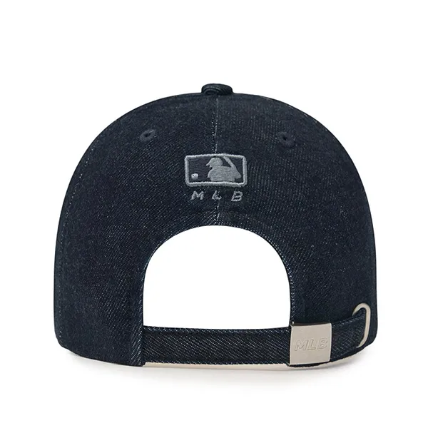 Mũ MLB Basic Coopers Denim 5PANEL Unstructured Ball Cap New York Yankees 3ACPDS24N-50INS Màu Xanh Đậm