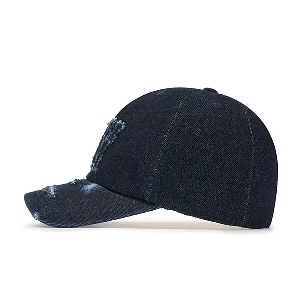 Mũ MLB Basic Coopers Denim 5PANEL Unstructured Ball Cap New York Yankees 3ACPDS24N-50INS Màu Xanh Đậm