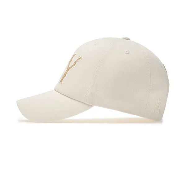 Mũ MLB Basic Coopers Washing Unstructured Ball Cap New York Yankees 3ACPC024N-50CRM Màu Trắng Ngà - Mũ nón - Vua Hàng Hiệu