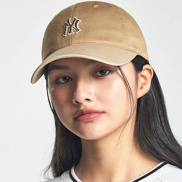 Mũ MLB Logo Color Block Unstructured Ball Cap New York Yankees 3ACP3404N-50BGD Màu Be