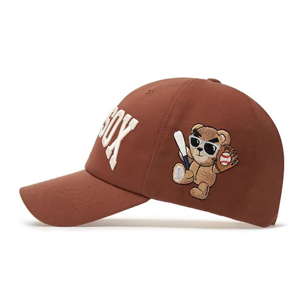 Mũ MLB Mega Bear Boston Red Sox Ball Cap 3ACPMB04N 43BRL Màu Nâu - Mũ nón - Vua Hàng Hiệu