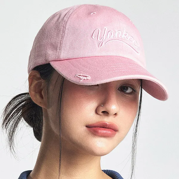 Mũ MLB Vintage Cultive Unstructured Ball Cap New York Yankees 3ACPVL64N-50PKM Màu Hồng - Mũ nón - Vua Hàng Hiệu
