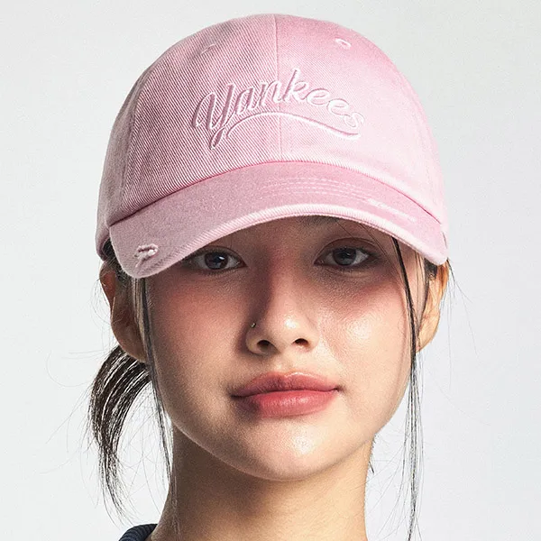 Mũ MLB Vintage Cultive Unstructured Ball Cap New York Yankees 3ACPVL64N-50PKM Màu Hồng - Mũ nón - Vua Hàng Hiệu