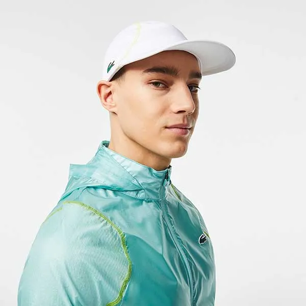 Mũ Nam Lacoste Men’s Tennis Mesh Panel Cap RK4971 DVJ Màu Trắng