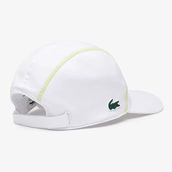 Mũ Nam Lacoste Men’s Tennis Mesh Panel Cap RK4971 DVJ Màu Trắng