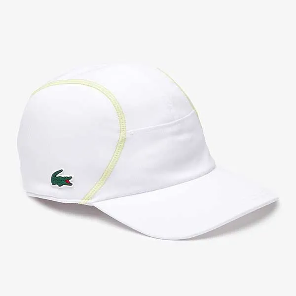 Mũ Nam Lacoste Men’s Tennis Mesh Panel Cap RK4971 DVJ Màu Trắng