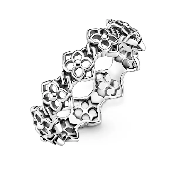Nhẫn Nữ Pandora Timeless 199401C00 Ring With Petals Silver Màu Bạc Size 56