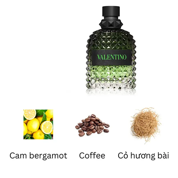 Nước Hoa Nam Valentino Uomo Born In Roma Green Stravaganza EDT 100ml - Nước hoa - Vua Hàng Hiệu