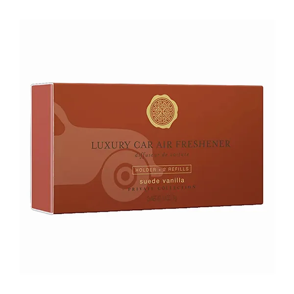 Nước Hoa Ô Tô The Rituals Luxury Car Air Freshener Suede Vanilla Holder + 2 Refills 2 - Nước hoa - Vua Hàng Hiệu