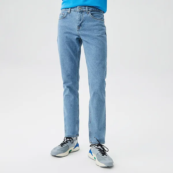 Quần Jean Nam Lacoste Slim Fit Stretch Cotton Denim HH2704 MKU Màu Xanh Denim - Thời trang - Vua Hàng Hiệu