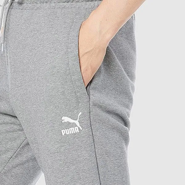 Quần Nỉ Nam Puma Classics Cuffed Sweatpants 530090-03 Màu Xám Size M