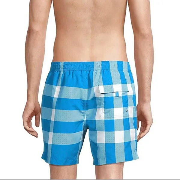 Quần Short Nam Burberry Checked Shorts 8066242 Màu Xanh Blue Size S - Thời trang - Vua Hàng Hiệu