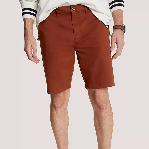Quần Short Nam Tommy Hilfiger Straight Fit 78J8838 201 Màu Nâu Size 33