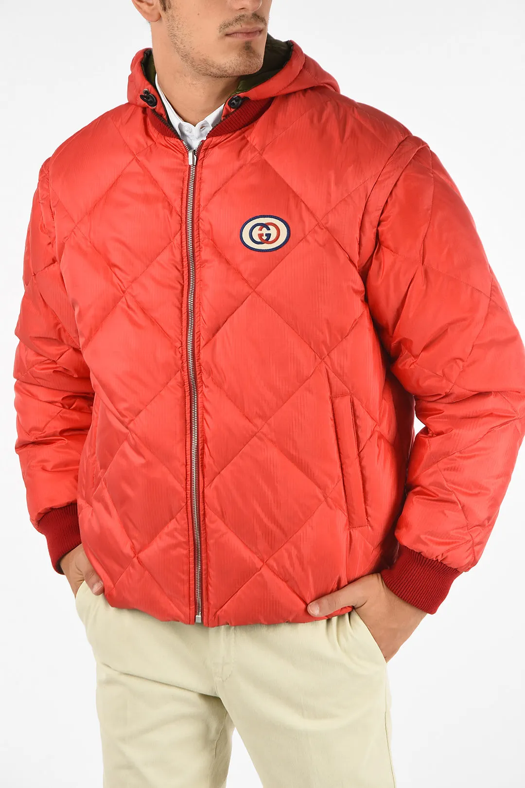 Áo Khoác Gucci Reversible Down Jacket