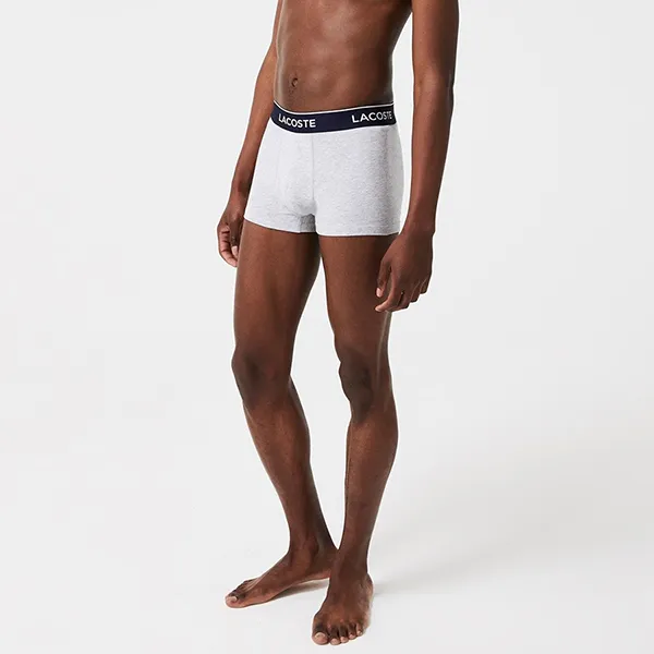 Set 3 Quần Lót Nam Lacoste Men's 5H3389 CCA Màu Xám Size L