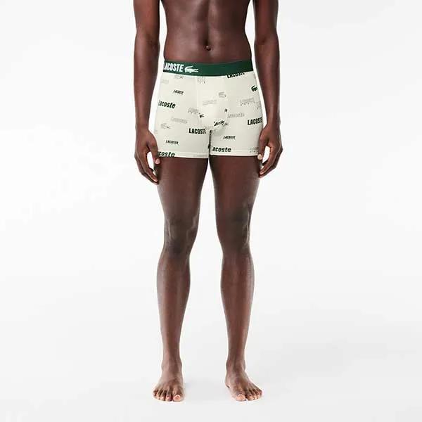 Set 3 Quần Lót Nam Lacoste Men's Stretch Cotton Print Boxer Briefs 3-Pack 6H8708 YVC Màu Xanh Phối Trắng Size L - Thời trang - Vua Hàng Hiệu