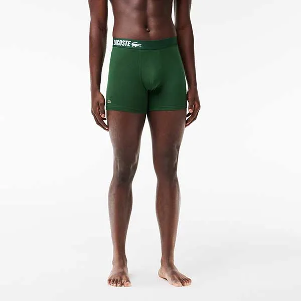 Set 3 Quần Lót Nam Lacoste Men's Stretch Cotton Print Boxer Briefs 3-Pack 6H8708 YVC Màu Xanh Phối Trắng Size L - Thời trang - Vua Hàng Hiệu