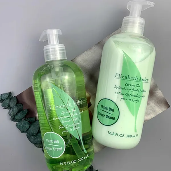 Set Sữa Tắm Và Dưỡng Thể Elizabeth Arden Green Tea Classic Body 500ml x 2 - Mỹ phẩm - Vua Hàng Hiệu
