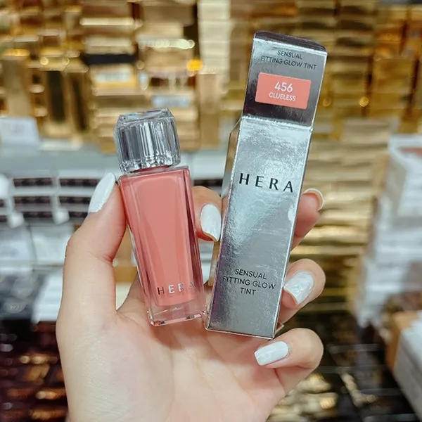 Son Bóng Hera Sensual Fitting Glow Tint 456 Clueless Màu Hồng Cam 5g - Son Môi - Vua Hàng Hiệu