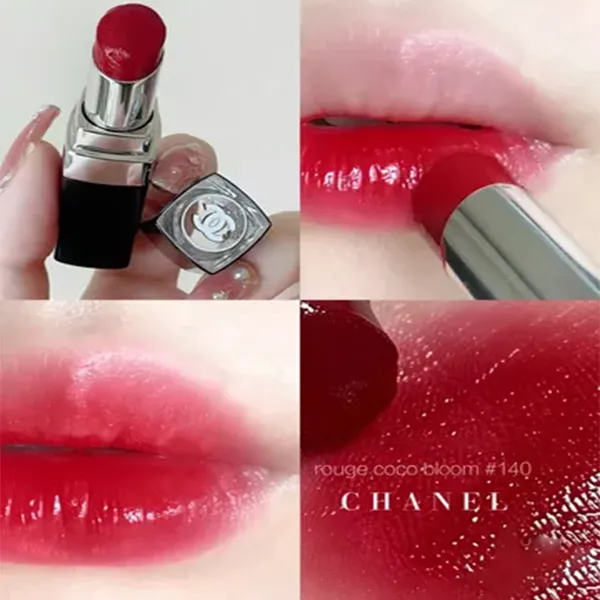 Son Chanel Rouge Coco Bloom 140 Alive Màu Đỏ Tươi