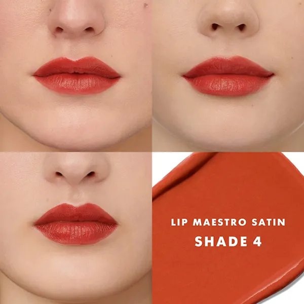 Son Kem Giorgio Armani Lip Maestro Satin Nude Mania Limited Edition 4 Live Concert Màu Đỏ Cam - Son Môi - Vua Hàng Hiệu