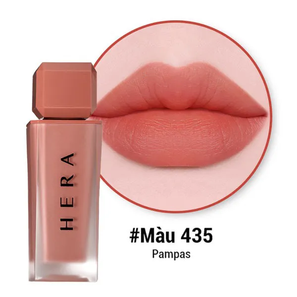 Son Kem Hera Sensual Powder Matte 435 Pampas Màu Cam Sữa 5g - Son Môi - Vua Hàng Hiệu