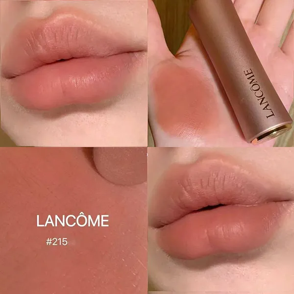 Son Lancôme L'absolu Rouge Intimate Màu 215 First Kiss Cam Nude - Son Môi - Vua Hàng Hiệu