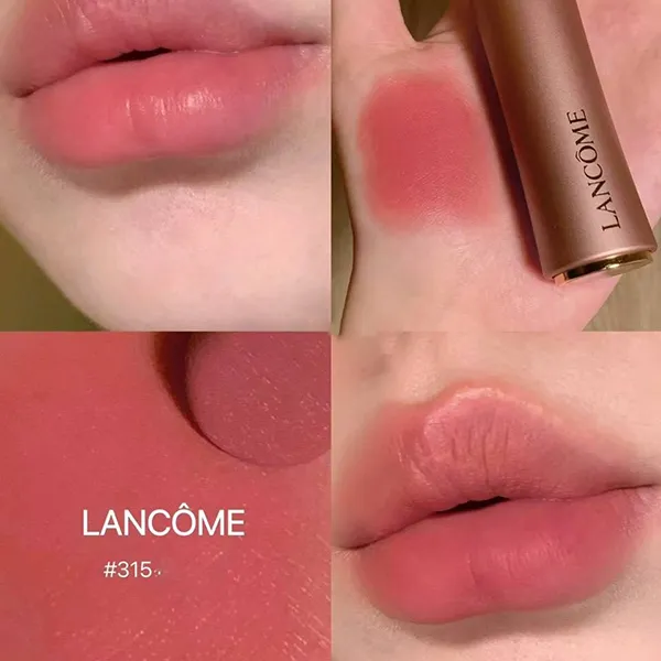 Son Lancome L'absolu Rouge Intimatte 315 Hearts In Sync Màu Hồng Đào