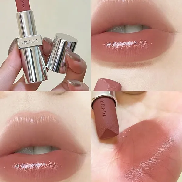Son Dưỡng Prada Beauty Moisturizing Lip Balm U010 Maple Màu Nâu Tây - Son Môi - Vua Hàng Hiệu