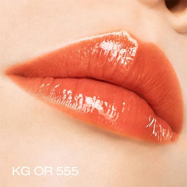 Son Shu Uemura Kinu Care Glow Up Lip Color KG OR 555 Màu Cam Tươi