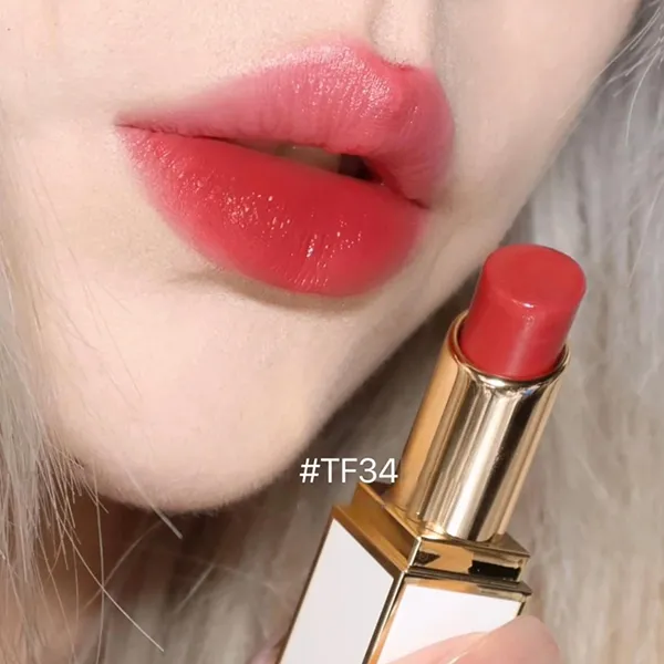 Son Tom Ford Ultra-Shine Lip Color 34 Rose Irisé Màu Đỏ Cherry, 3.3g - Son Môi - Vua Hàng Hiệu