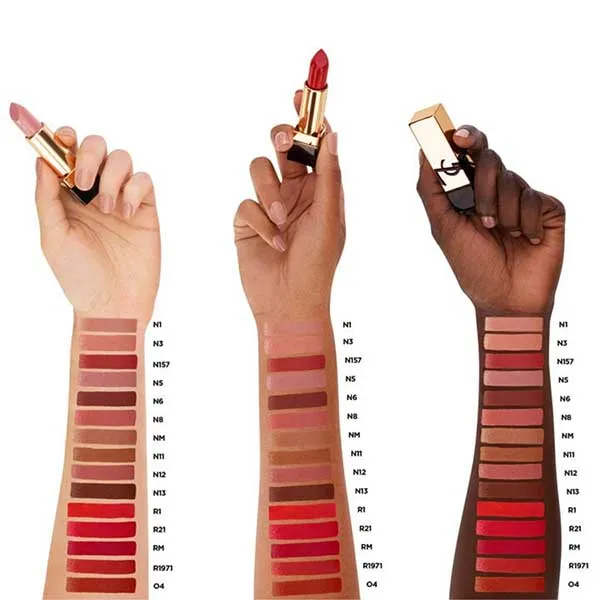 Son Yves Saint Laurent YSL Rouge Pur Couture Satin Lipstick OM Orange Muse Màu Cam San Hô - Son Môi - Vua Hàng Hiệu