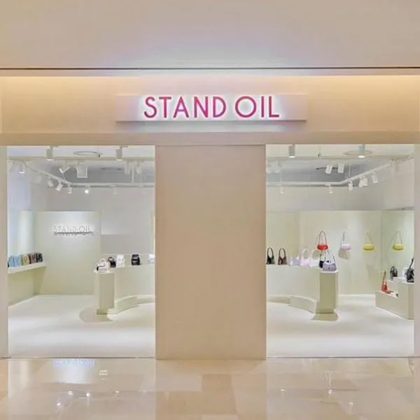Túi Đeo Vai Nữ Stand Oil Clam Shoulder Bag Màu Đen - Túi xách - Vua Hàng Hiệu