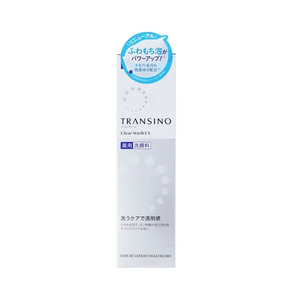 Sữa Rửa Mặt Hỗ Trợ Làm Sáng Da, Giảm Nám Transino Clear Wash EX