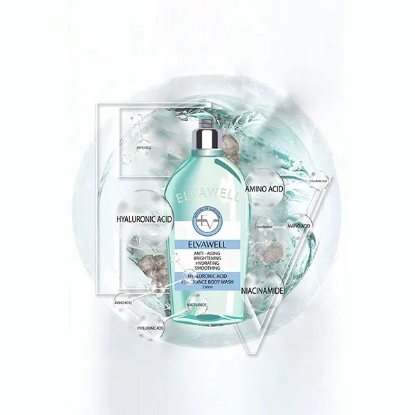 Sữa Tắm Hương Nước Hoa Cấp Ẩm Elvawell Hyaluronic Acid Fragrance Body Wash 250ml - Mỹ phẩm - Vua Hàng Hiệu