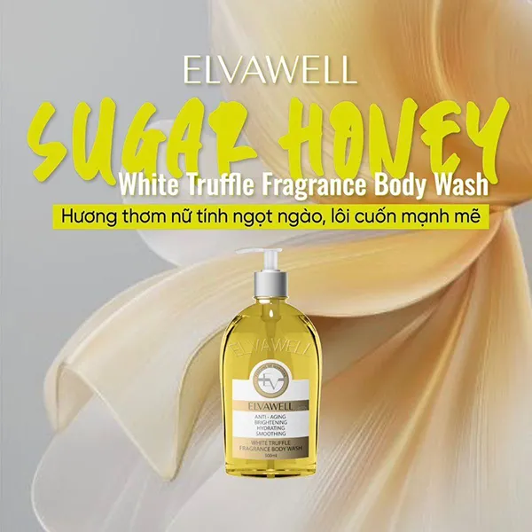 Sữa Tắm Hương Nước Hoa Elvawell White Truffle Sugar Honey - Mỹ phẩm - Vua Hàng Hiệu
