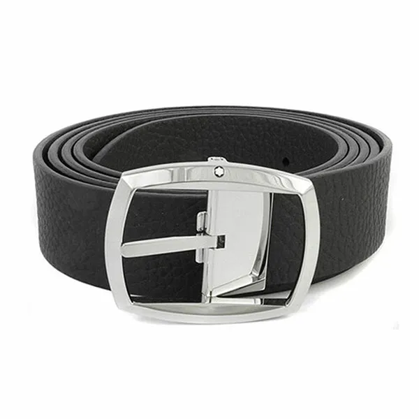 Thắt Lưng Nam Montblanc Reversible Leather Belt MB116716 Độ Bản Rộng 3.5cm Freesize Màu Đen N-MS - Thắt lưng - Vua Hàng Hiệu