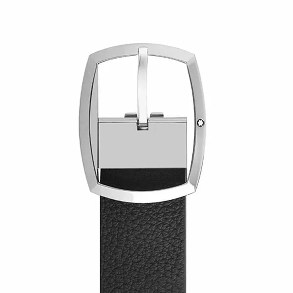 Thắt Lưng Nam Montblanc Reversible Leather Belt MB116716 Độ Bản Rộng 3.5cm Freesize Màu Đen N-MS - Thắt lưng - Vua Hàng Hiệu