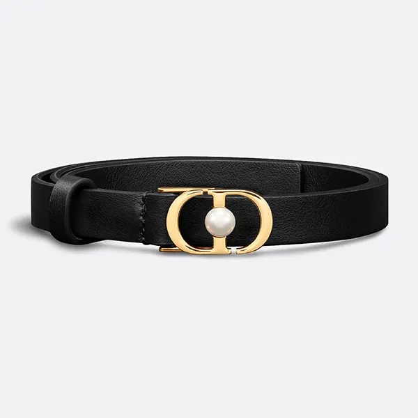 Thắt Lưng Nữ Dior 30 Montaigne Jolie Belt Black Smooth Calfskin Bản 1.5cm Màu Đen Size 75 - Thắt lưng - Vua Hàng Hiệu