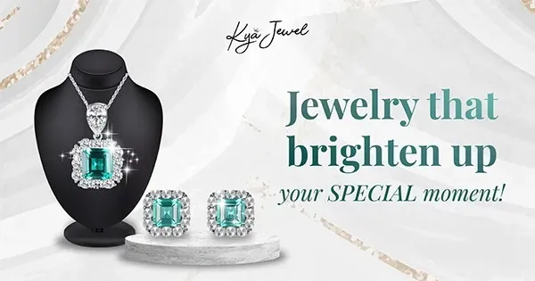 Khuyên Tai Nữ Kya Jewel Romantic Pink SE122 Màu Bạc Phối Hồng