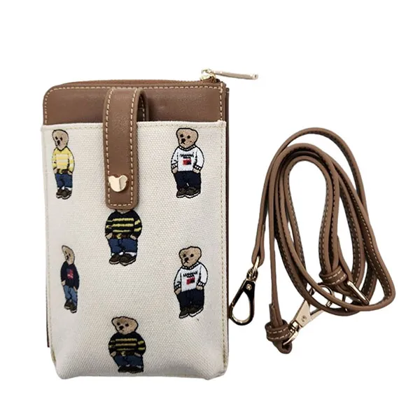 Túi Đeo Chéo Mini Nữ TTWN BEAR TT2471 TT2472 Màu Kem/Nâu