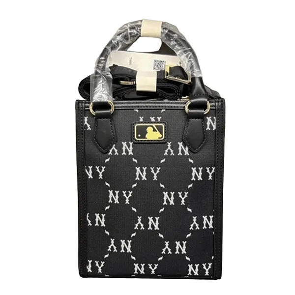 Túi Đeo Chéo MLB Kids Diamond Monogram Tote Bag New York Yankees 7ACRMDB4N-50BKS Màu Đen - Túi xách - Vua Hàng Hiệu