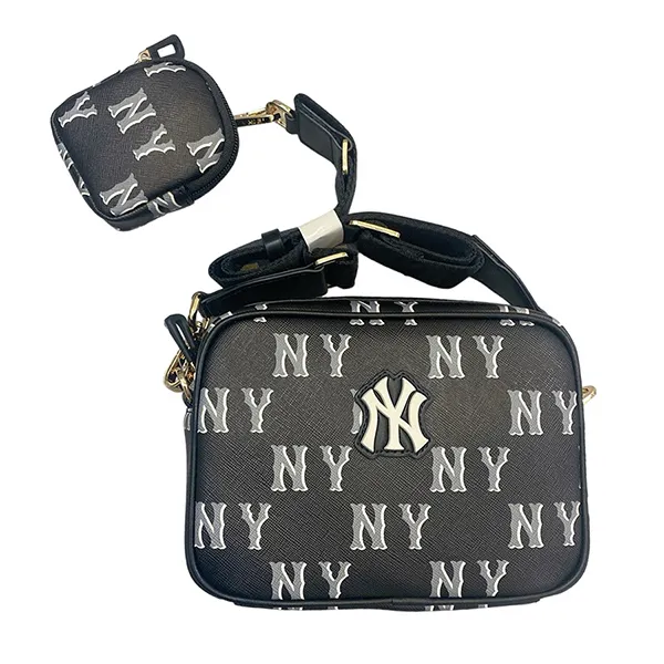 Túi Đeo Chéo MLB NY Monogram Dia New York Black 7ACRM084N 50BKS Màu Đen - Túi xách - Vua Hàng Hiệu