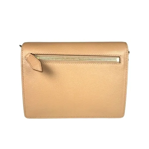 Túi Đeo Chéo Nữ Burberry Macken Small Flap Chain Crossbody Bag Màu Be Nâu