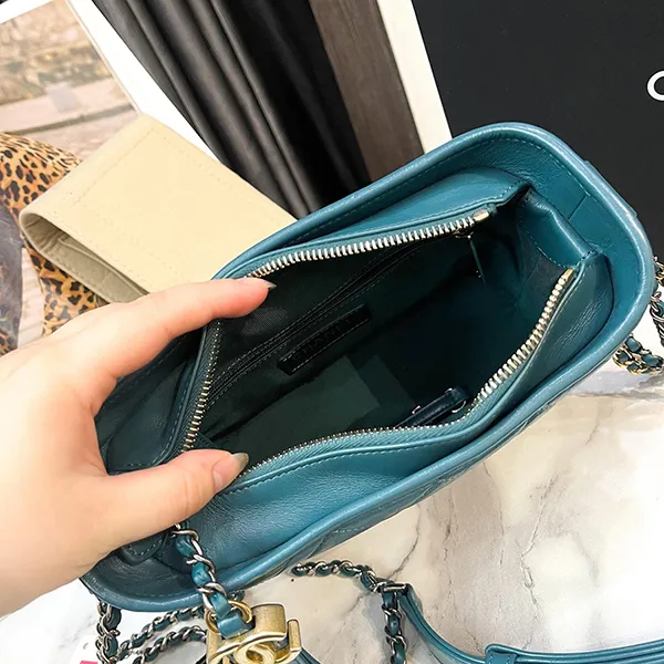 Túi Đeo Chéo Nữ Chanel Hobo Gabrielle Small Màu Xanh Cổ Vịt - Túi xách - Vua Hàng Hiệu